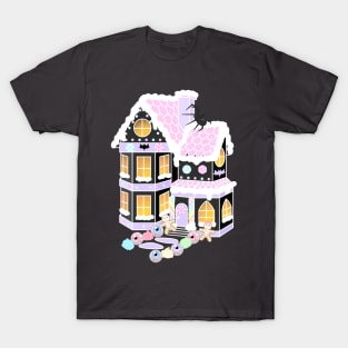 Pastel Goth Gingerbread House T-Shirt